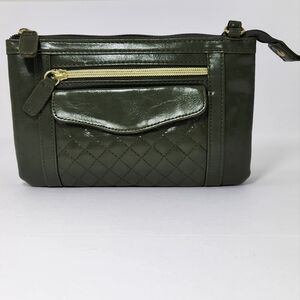 NWOT Small Forest Green with gold hardware Crossbody Purse